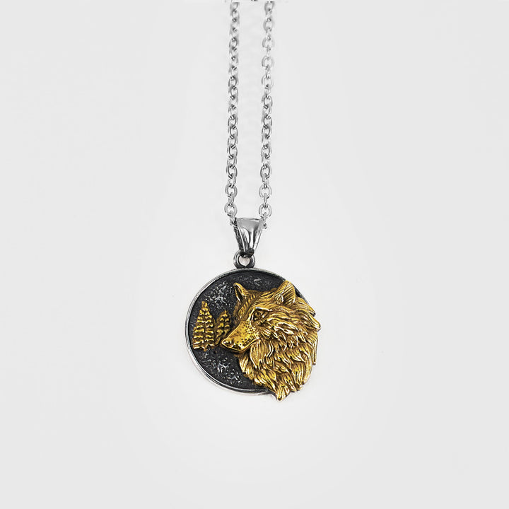 Golden Wilderness pendant