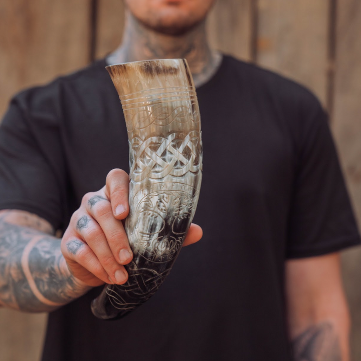 Tree Of Life Drinking Horn (Pre-order)