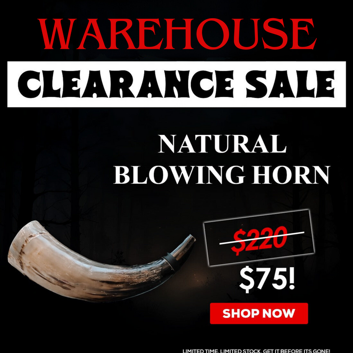 Natural Born Viking Blowing Horn