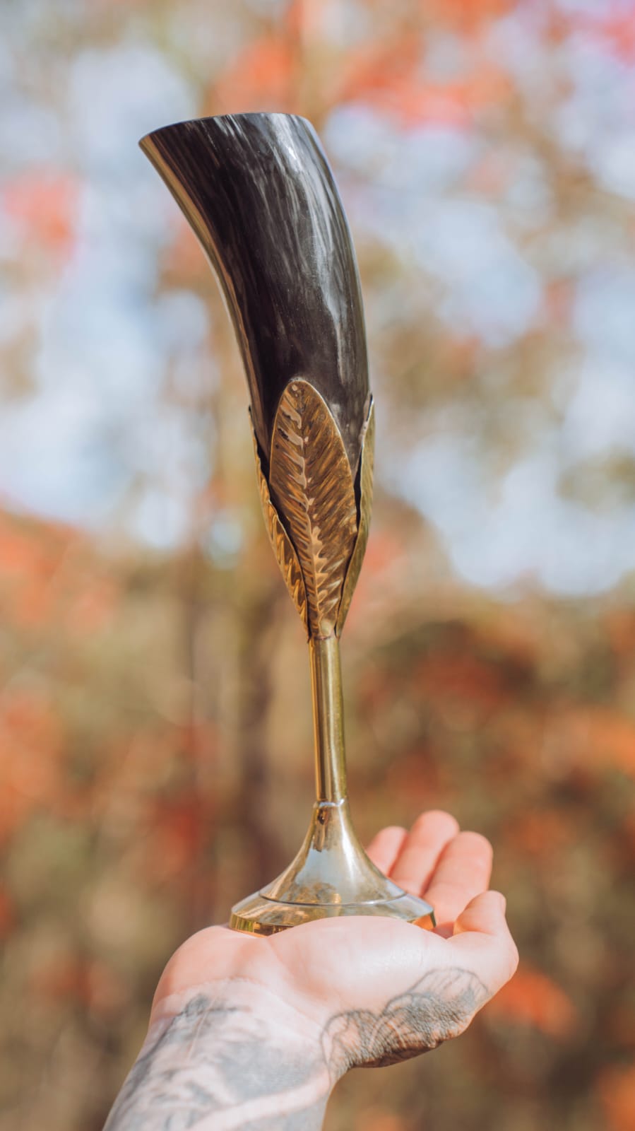 Natural Horn Wine Glass