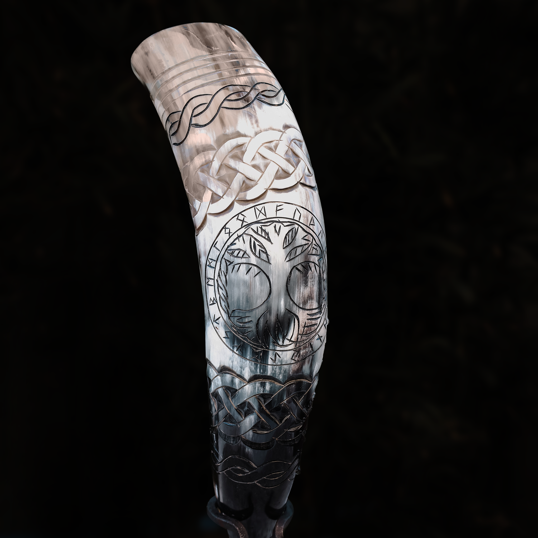 Tree Of Life Drinking Horn (Pre-order)