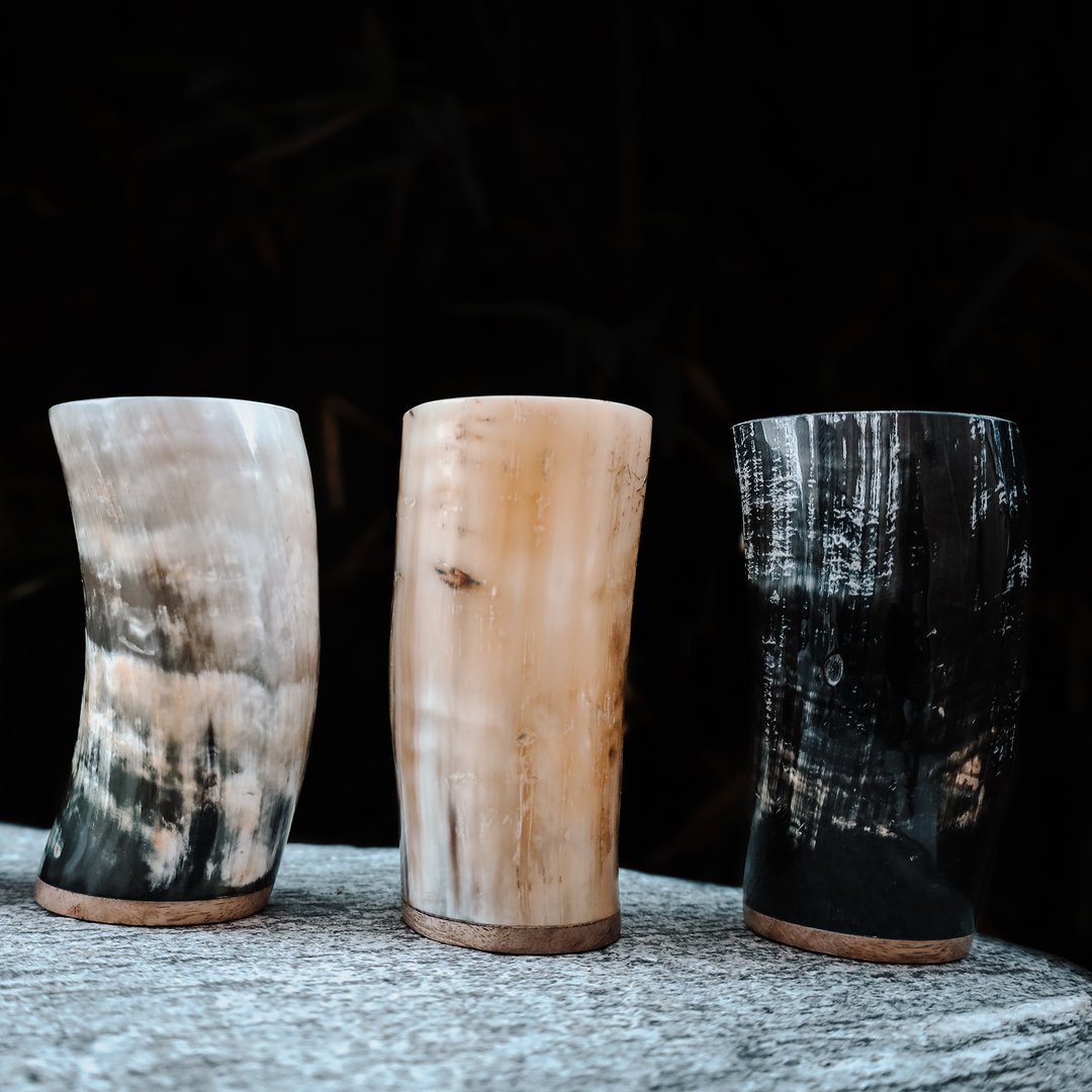 Natural Viking Horn cup