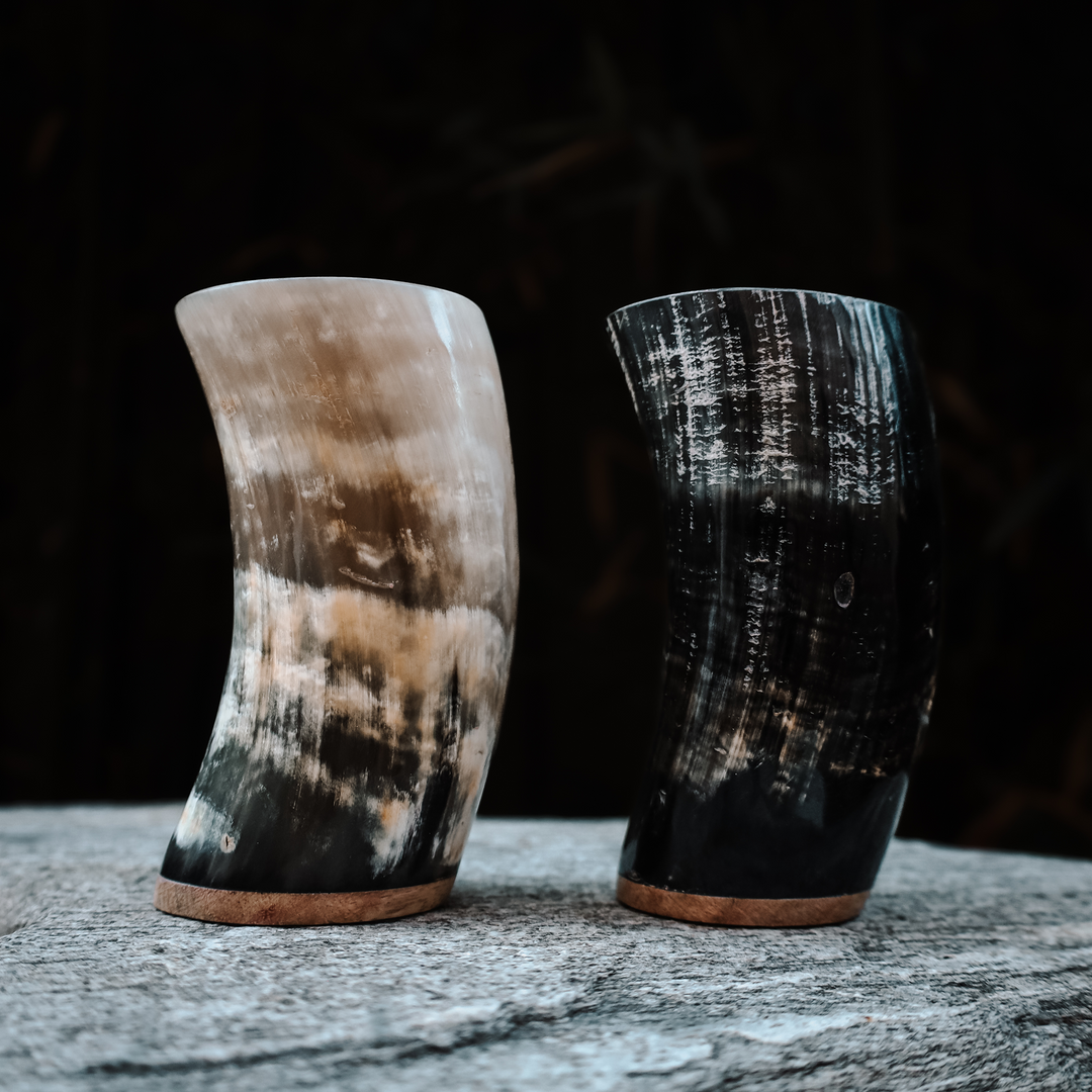 Natural Viking Horn cup